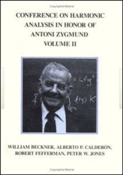 Cover for A Calderon · Conference Harmonic Analysis, Volume II (Hardcover Book) (1982)