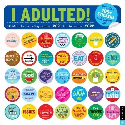 Cover for Robb Pearlman · I Adulted! 16-Month 2021-2022 Wall Calendar: Stickers for Grown-Ups (Calendar) (2021)