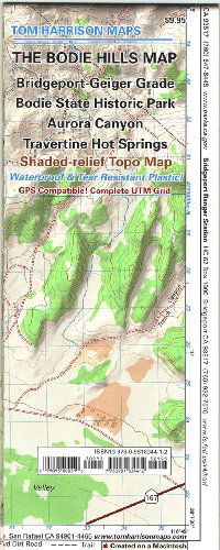 Cover for Tom Harrison · Bodie Hills Map, the (Tom Harrison Maps) (Map) (2009)