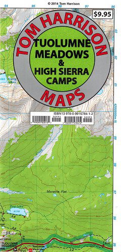 Cover for Tom Harrison · Tuolumne Meadows Map (Tom Harrison Maps) (Map) (2014)