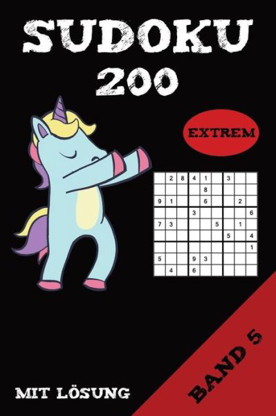Cover for Kawaii Sudoku · Sudoku 200 Extrem Mit Lösung Band 5 : Puzzle Rätsel Heft, 9x9, 2 Rätsel pro Seite (Paperback Book) (2019)