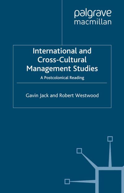 International and Cross-Cultural M - Jack - Livres -  - 9781349523412 - 19 novembre 2009