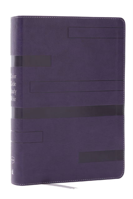 Cover for Thomas Nelson · Color Code Study Bible, Revealing God's Truth Color by Color (NKJV, Purple Leathersoft, Red Letter) (Läderbok) (2025)