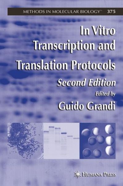 Cover for In Vitro Transcription and Translation Protocols - Methods in Molecular Biology (Paperback Book) [Softcover reprint of hardcover 2nd ed. 2007 edition] (2010)
