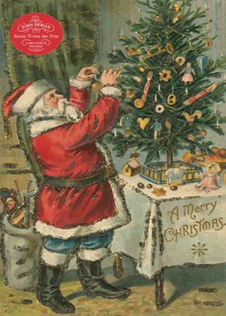 Cover for John Derian · John Derian Paper Goods: Santa Trims the Tree 1,000-Piece Puzzle - John Derian (Book) (2023)