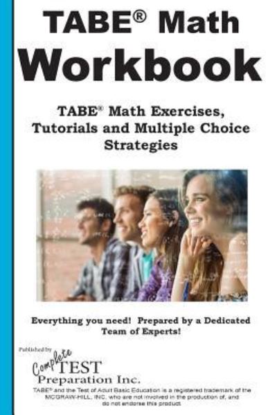 Cover for Complete Test Preparation Inc · TABE Math Workbook (Paperback Book) (2016)