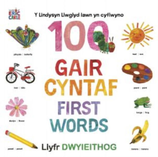 Y Lindysyn Llwglyd Iawn yn cyflwyno 100 Gair Cyntaf (First Words) - Dref Wen - Books - Dref Wen - 9781784232412 - September 1, 2024