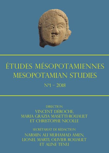 Cover for Etudes Mesopotamiennes – Mesopotamian Studies: N°1 – 2018 - Etudes Mesopotamiennes – Mesopotamian Studies (Paperback Book) (2018)