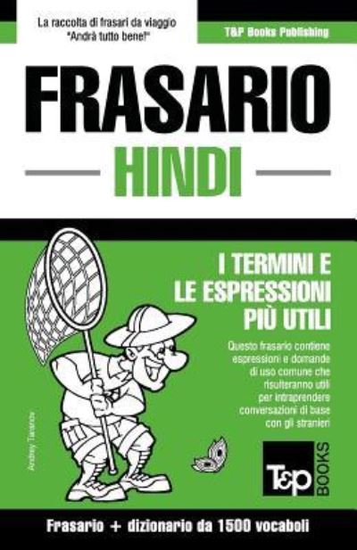 Cover for Andrey Taranov · Frasario Italiano-Hindi e dizionario ridotto da 1500 vocaboli (Paperback Book) (2016)