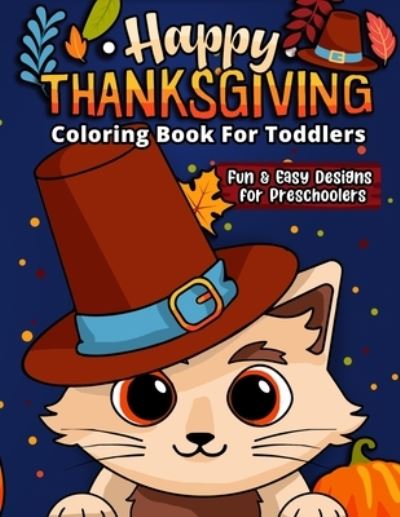 Happy Thanksgiving Coloring Book - Harper Hall - Książki - Happy Harper - 9781989543412 - 14 listopada 2019