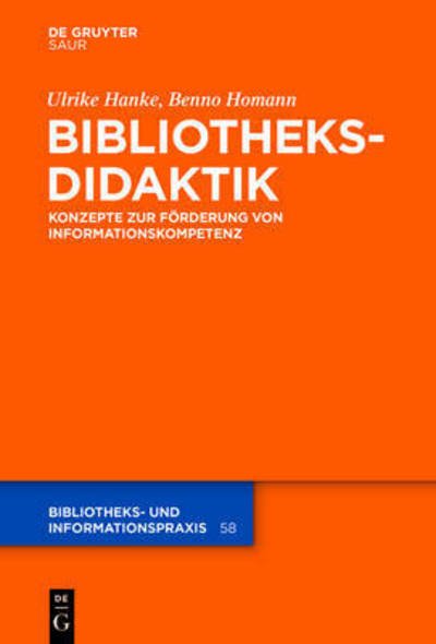 Cover for Hanke · Bibliotheksdidaktik (Book) (2015)