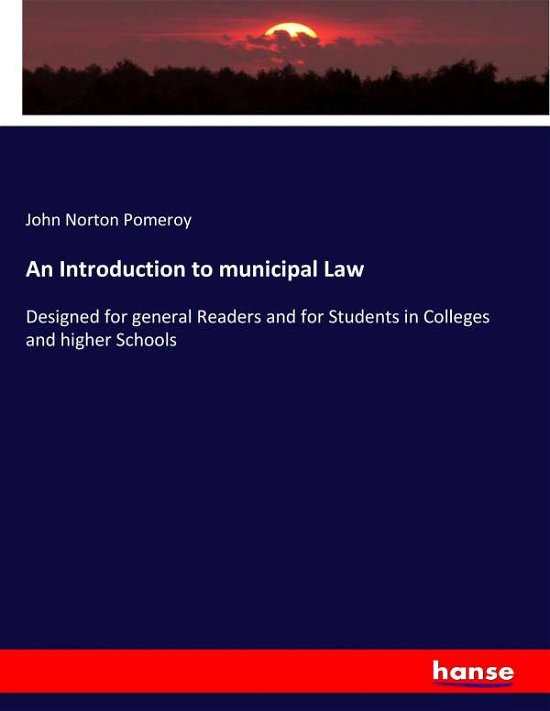 An Introduction to municipal La - Pomeroy - Libros -  - 9783337159412 - 1 de junio de 2017