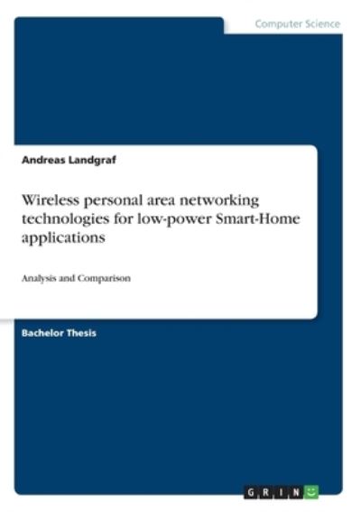 Cover for Landgraf · Wireless personal area network (Book)