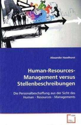 Cover for Haselhorst · Human-Resources-Management v (Book)