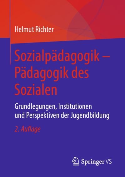 Cover for Richter · Sozialpaedagogik Paedagogik des Sozialen (Bog) [2nd 2. Aufl. 2019, Bearbeitete edition] (2019)