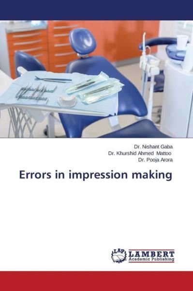 Cover for Pooja Arora · Errors in Impression Making (Paperback Book) (2014)
