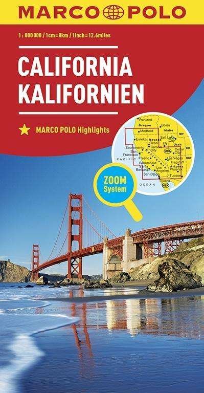 Cover for Marco Polo · California Marco Polo Map (Landkart) (2023)