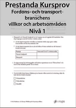 Cover for Sven Larsson · Prestanda Startblock: Prestanda Kursprov Fordon- och transport. nivå 1, 8-pack (Book) (2011)