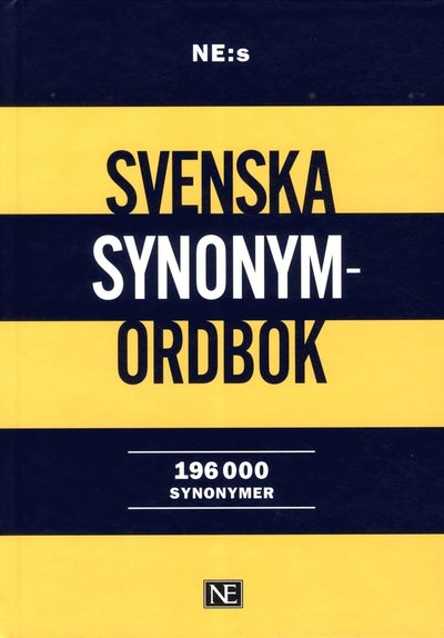 Cover for NE:s svenska synonymordbok : 196 000 synonymer (Bound Book) (2018)