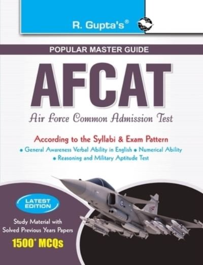Cover for R. Gupta · AFCAT for Flying and Technical Branch (Pocketbok) (2020)