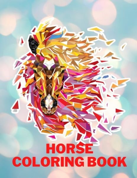 Cover for DXL Print · Horse Coloring Book (Paperback Bog) (2020)