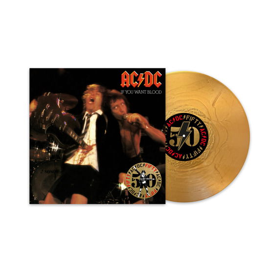 AC/DC 50th anniversary gold vinyl reissues