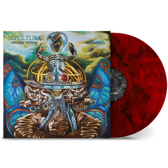 Cover for Sepultura · Machine Messiah (LP) [Ruby Marble Vinyl edition] (2024)