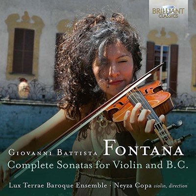 Cover for Neyza Copa / Lux Terrae Baroque Ensemble · Fontana: Complete Sonatas For Violin And B.C. (CD) (2023)