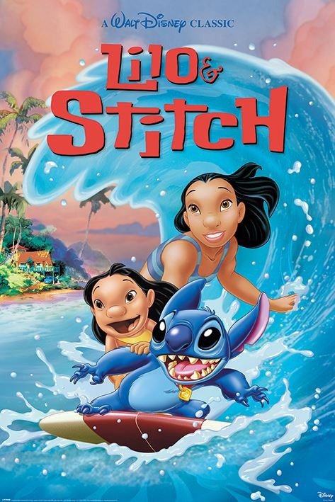 Lilo And Stitch - Wave Surf (Poster Maxi 61X91,5 Cm) - Disney: Pyramid - Gadżety - Pyramid Posters - 5050574349413 - 