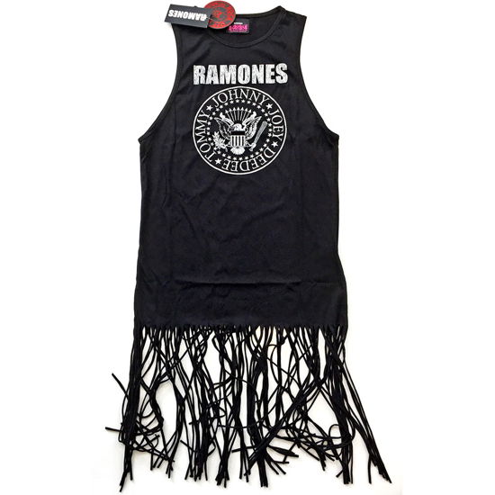 Ramones Ladies Tassel Vest: Vintage Presidential Seal - Ramones - Marchandise - Merch Traffic - 5055979987413 - 