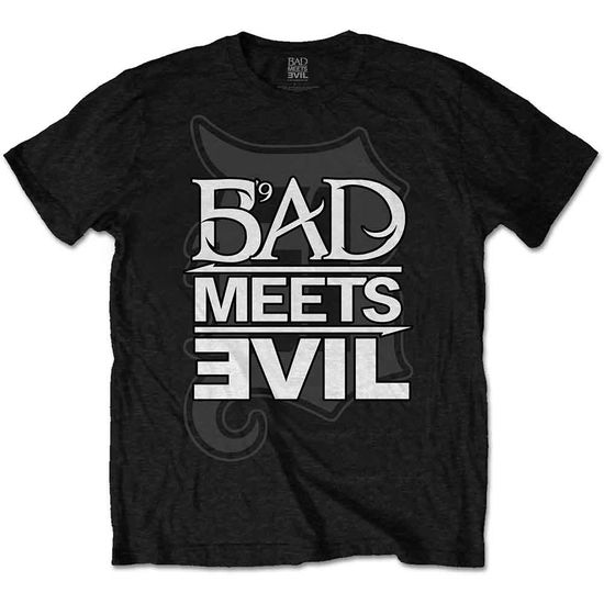 Bad Meets Evil Unisex T-Shirt: Logo - Bad Meets Evil - Gadżety -  - 5056170675413 - 