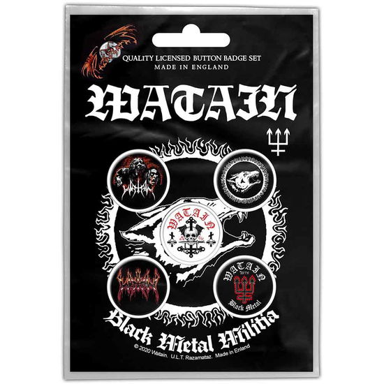 Cover for Watain · Watain Button Badge Pack: Black Metal Militia (MERCH) (2020)