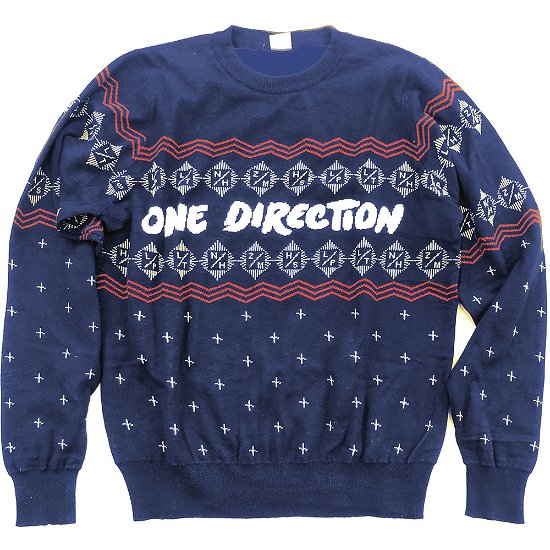 Cover for One Direction · One Direction: Christmas (Felpa Unisex Tg. XL) (MERCH) [size XL] [Blue - Unisex edition]