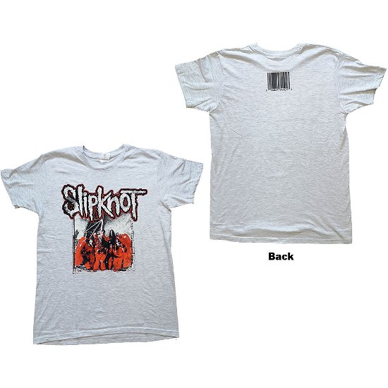 Cover for Slipknot · Slipknot Unisex T-Shirt: Self Titled (Back Print) (T-shirt) [size S] [Grey - Unisex edition]