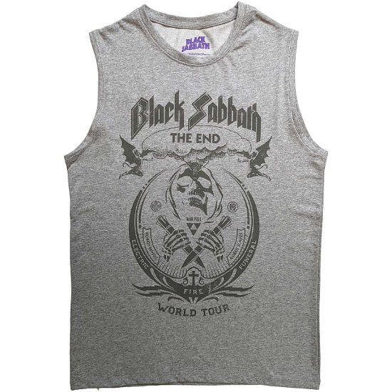 Black Sabbath Unisex Tank T-Shirt: The End Mushroom Cloud - Black Sabbath - Merchandise -  - 5056561080413 - 