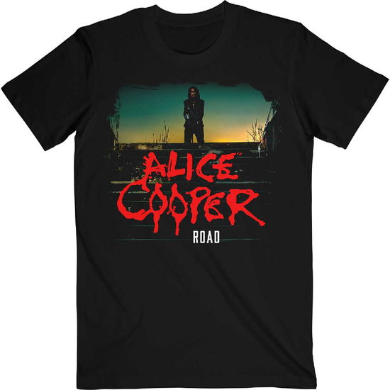 Alice Cooper Unisex T-Shirt: Back Road - Alice Cooper - Mercancía -  - 5056561093413 - 