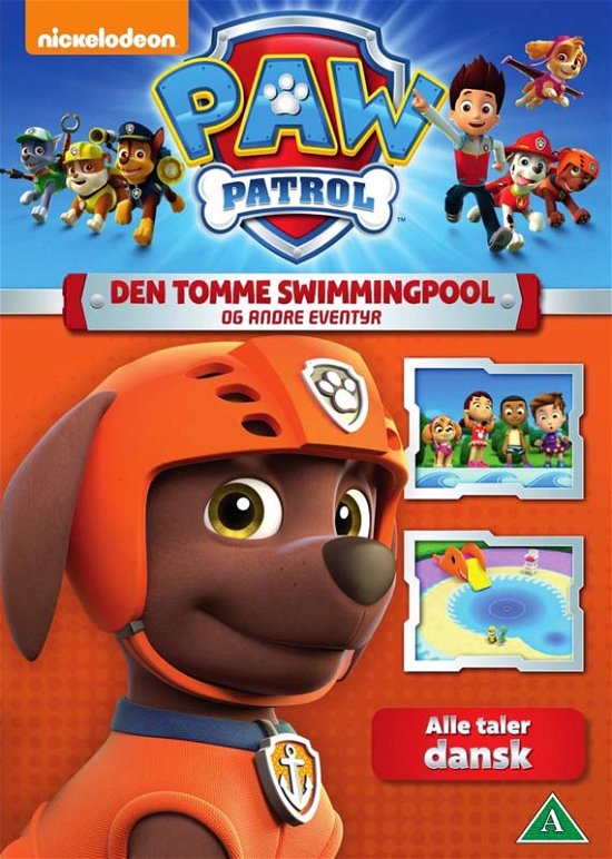 Cover for Paw Patrol · Den Tomme Swimmingpool Og Andre Eventyr (DVD) (2016)