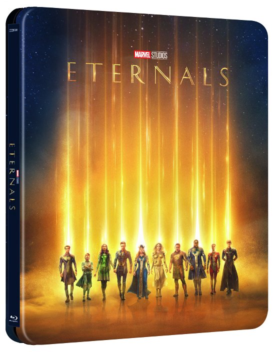 Cover for Eternals Uhd Steelbook (4k Ultra Hd + Blu-ray 2d) (Blu-ray) (2022)