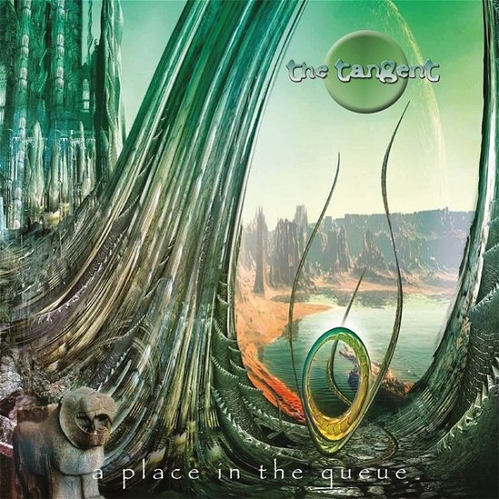 Cover for Tangent · A Place In The Queue (Ltd. Green &amp; Black Marbled Vinyl) (LP) [Limited Numbered edition] (2023)