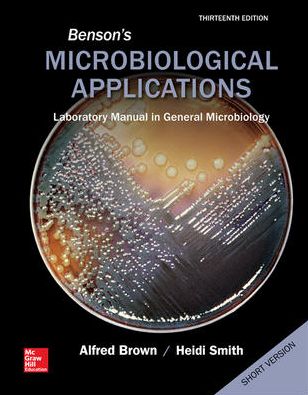 Cover for Alfred Brown · Benson's Microbiological Applications, Laboratory Manual in General Microbiology, Short Version (Spiralbuch) (2014)