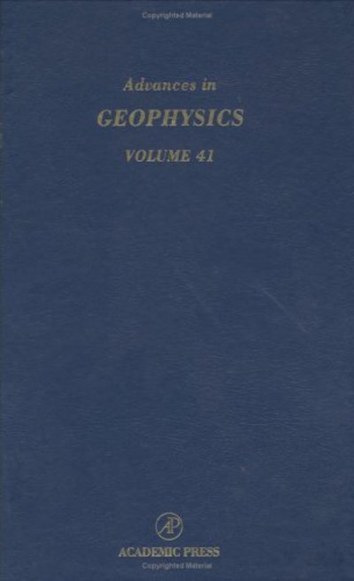 Cover for Renata Dmowska · Advances in Geophysics - Advances in Geophysics (Hardcover Book) (1999)