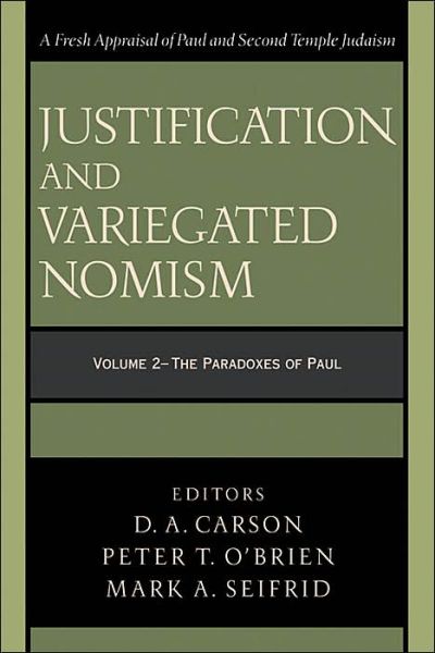 Cover for D a Carson · The Paradoxes of Paul (Pocketbok) (2004)