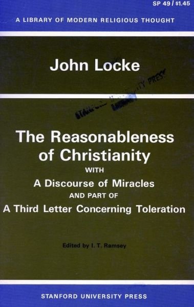 Cover for John Locke · The Reasonableness of Christianity, and A Discourse of Miracles (Pocketbok) (1958)