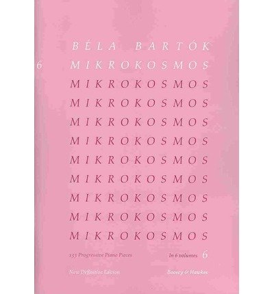 Cover for Bela Bartok · Mikrokosmos Vol 6 (Paperback Bog) (2004)