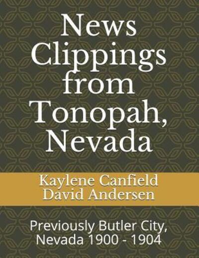 Cover for David Andersen · News Clippings from Tonopah, Nevada (Taschenbuch) (2019)