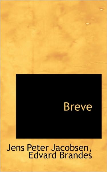 Cover for Jens Peter Jacobsen · Breve (Paperback Book) (2009)