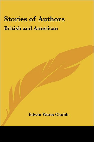Cover for Edwin Watts Chubb · Stories of Authors: British and American (Paperback Book) (2005)