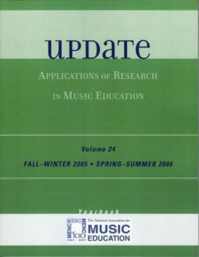 Cover for Menc Task Force on General Music Course of Study · Update: Applications of Research in Music Education Yearbook (Paperback Bog) (2006)