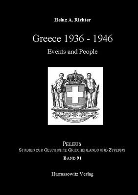 Cover for Richter · Greece 1936-1946 (Buch) (2019)