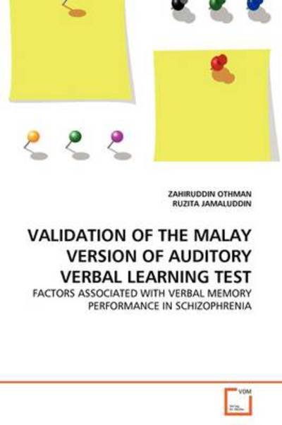 Cover for Othman · Validation of the Malay Version (Book)